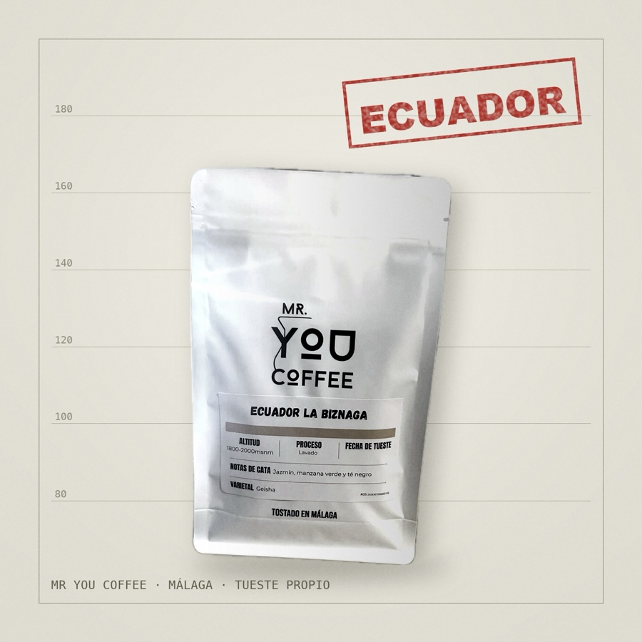 Bolsa de Café Ecuador La Biznaga de Mr You Coffee