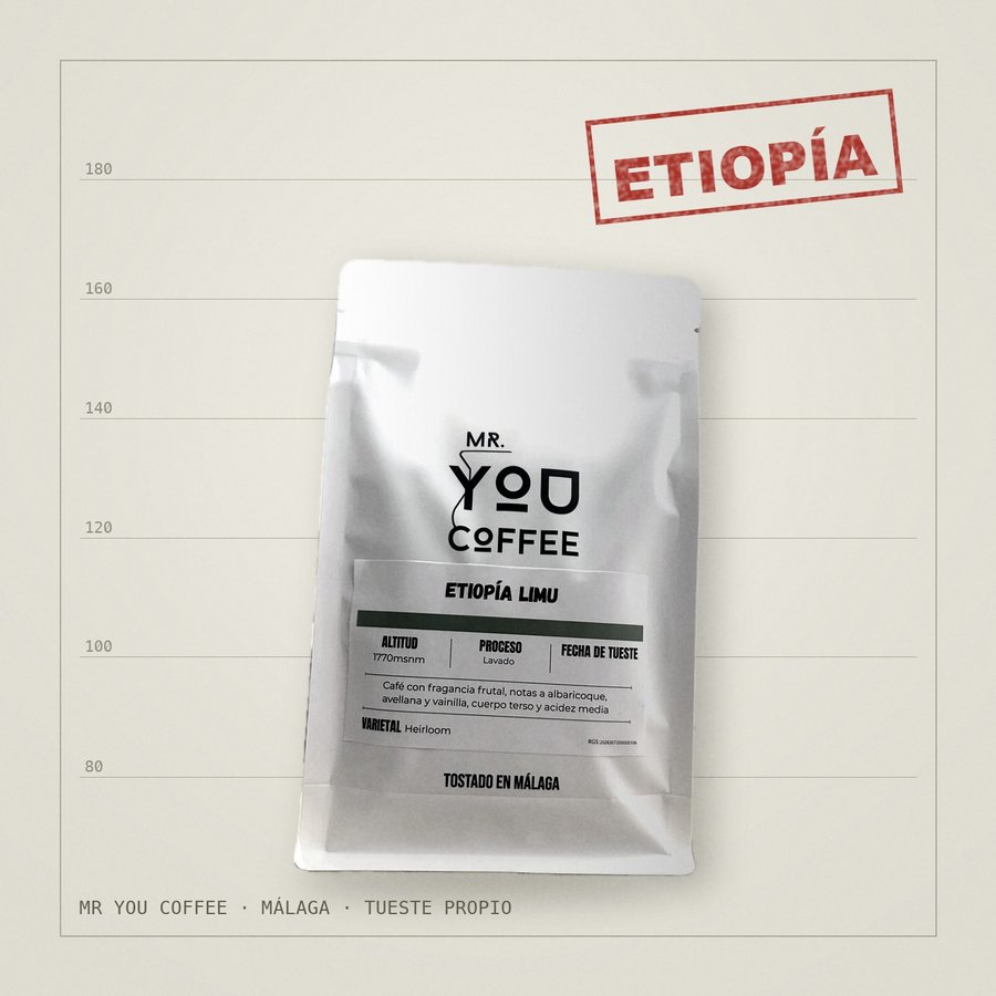 Bolsa de Café Etiopía Limu de Mr You Coffee