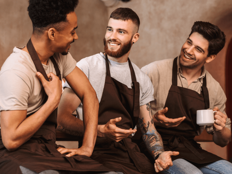 tipos de cafeteros charlando